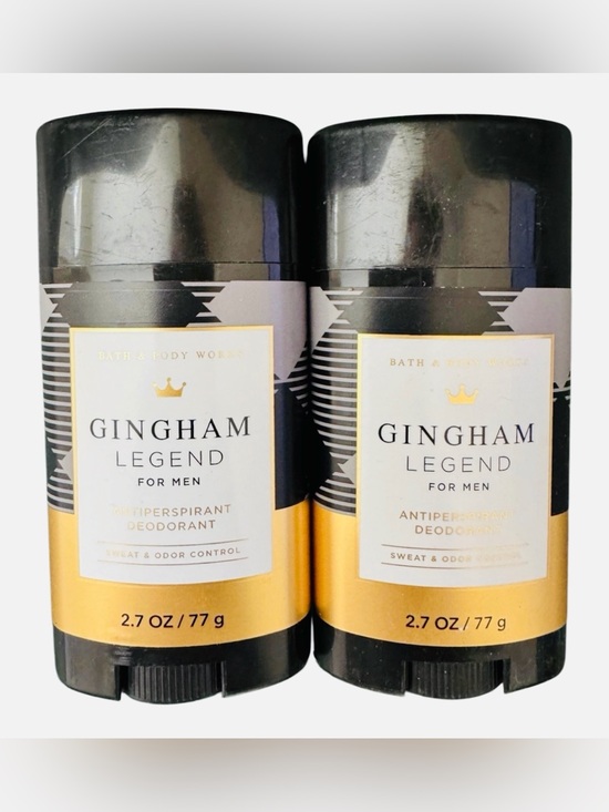 Bath & Body Works Other - Two New Men’s Bath & Body Works Gingham Legend Antiperspirant Deodorants